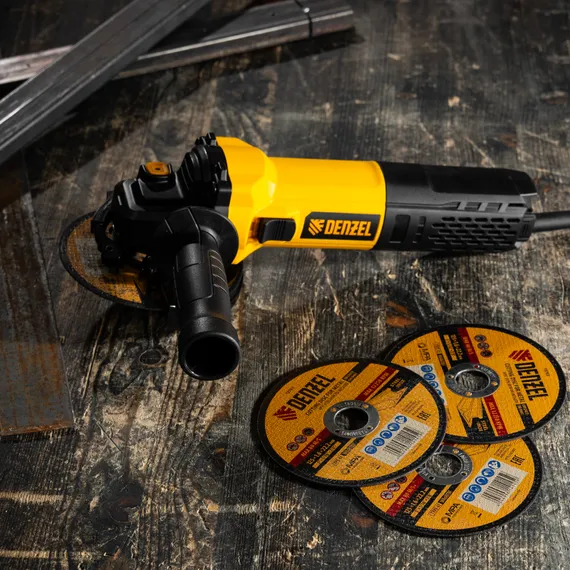 Углошлифовальная машина AGB125-1700, 1700 Вт, 125 мм, 3000-11000 об/мин Denzel
