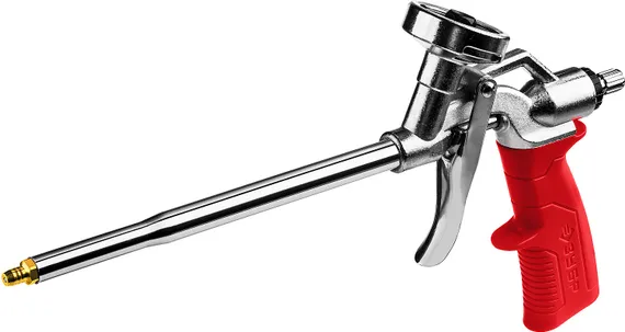 ЗУБР металлический пистолет для монтажной пены (06874)