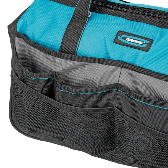 Сумка для инструмента, 500х280х290мм, выдвижная рукоятка, колеса, наплечный ремень Gross