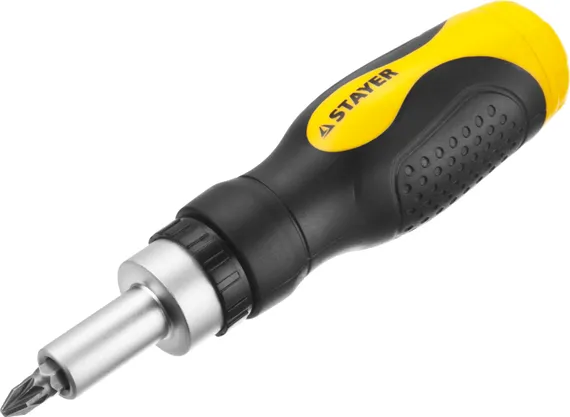 STAYER T-Compact-43, 43 предм., реверсивная отвертка с насадками (25084-H43)