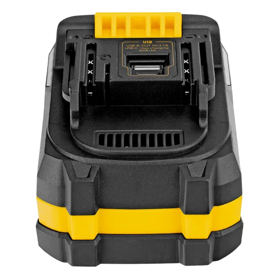 Батарея аккумуляторная BH-20-6.0, Li-Ion, USB, 20 В, 6,0 Ач// Denzel