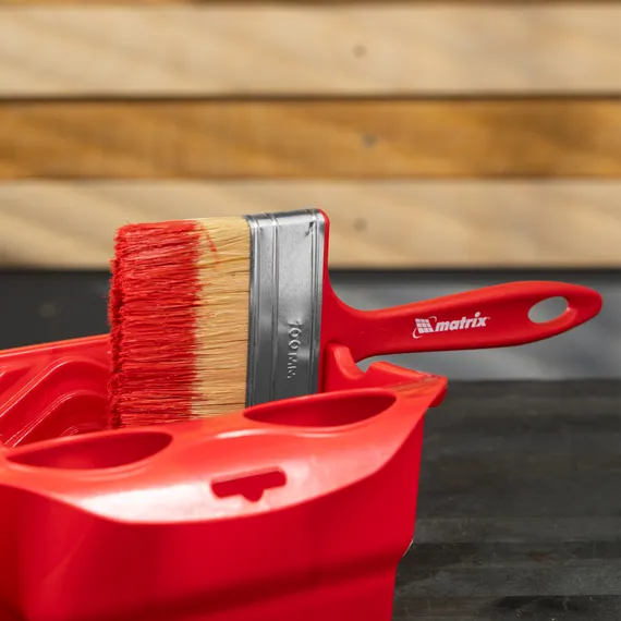 Кисть флейцевая "Эмали" Color Line 100 х 12 мм Matrix