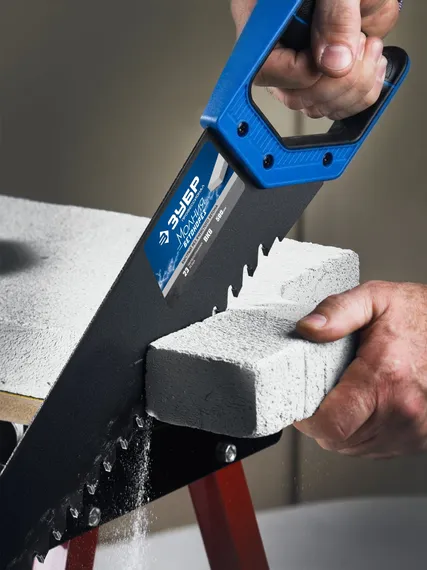 ЗУБР Бетонорез, 500 мм, ножовка по пенобетону, Профессионал (15157-50)