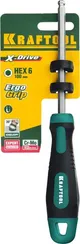 KRAFTOOL Х-Drive, Hex6 x 100, отвертка (250075-6-100)