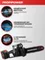 Аккумуляторная бесщеточная цепная пила PROFIPOWER MKDUC-20V (20В,Li-ion-1шт, 4.0Ач, шина 12", 0-4000об/мин, цепь 3/8, 45 звеньев, З/У, в коробке)E0114M1
