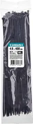 СИБИН ХС-Ч, 4.8 x 400 мм, нейлон РА66, 100 шт, черные, хомуты-стяжки (3788-48-400)