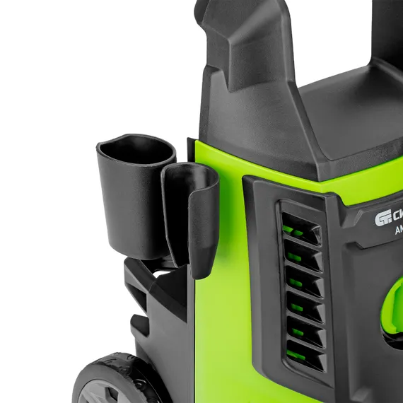 Моечная машина высокого давления АМ-1800, 1800 Вт, 140 бар, 350 л/ч, колесная Сибртех