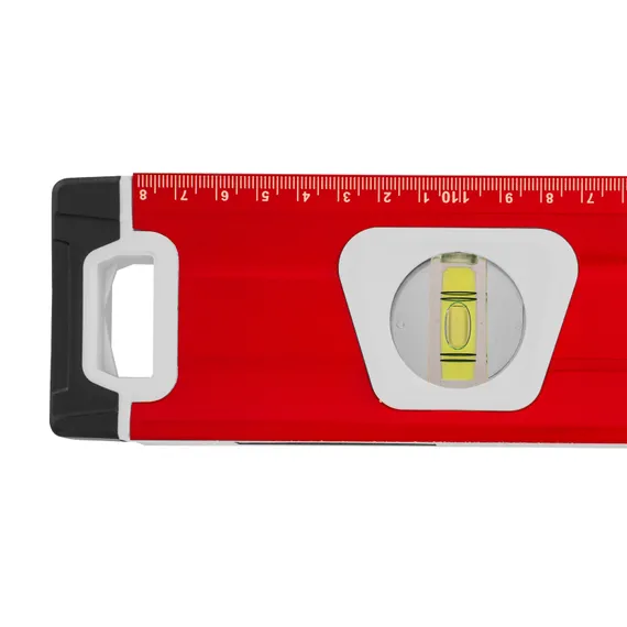 Уровень алюминиевый, магнит, фрезерованный, 3 глазка (1 зеркальный) двухкомпонентные рукоятки, 1200 мм Matrix