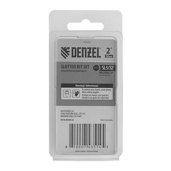 Бита SL4x50, 5 шт. Denzel