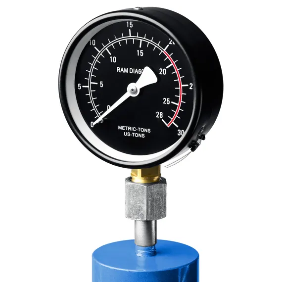 ЗУБР ПГН-20, 20 т, гидравлический пресс с гидронасосом и манометром, Профессионал (43072-20)