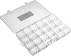 STAYER HANDY-15, 380 x 230 x 50 мм, (15″), пластиковый органайзер с 18 ячейками (38051-15)