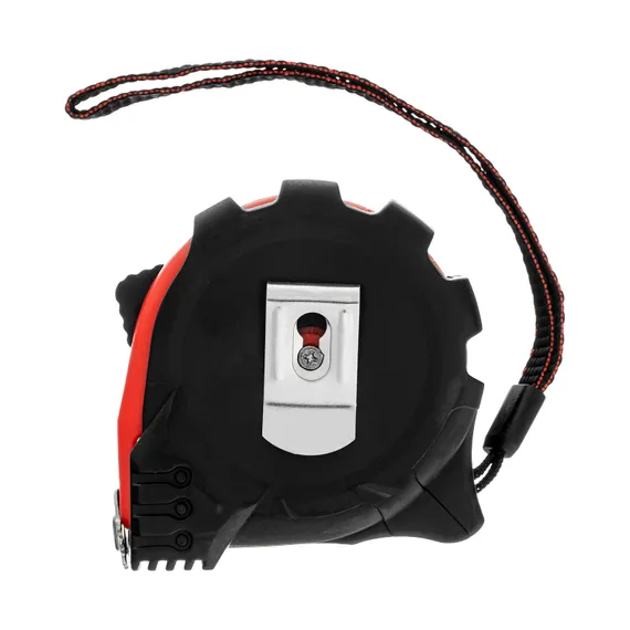 Рулетка Status Magnet 3 fixations,5 м х 25 мм,обрезиненный корпус,зацеп с магнитом Matrix