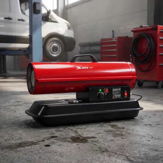 Дизельная тепловая пушка DHB-20i, 20 кВт, 450 м3/ч, прямой нагрев, термостат MTX