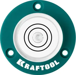 KRAFTOOL BULL'S EYE (БЫЧИЙ ГЛАЗ), d 49 мм, поверхностный магнитный уровень (34789)
