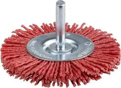 ЗУБР ″ЭКСПЕРТ″. Щетка дисковая для дрели, нейлоновая проволока с абразивным покрытием, 50мм