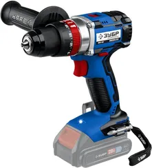 Бесщеточная ударная дрель-шуруповерт, ЗУБР Т7, 20 В, 70 Н·м, без АКБ, Профессионал (DBS-201)