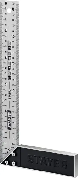 STAYER 300 мм, столярный угольник, Professional (3431-30)
