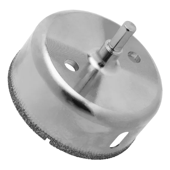 Сверло по керамической плитке и стеклу, 70 х 55 мм, шестигранный хвостовик, с центрующим сверлом Сибртех