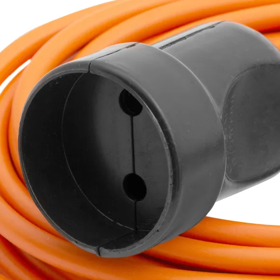 Удлинитель-шнур силовой 10 м, 16А, тип УХ16, ПВС, 1 розетка без заземления Сибртех