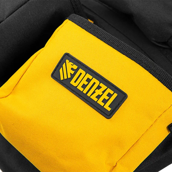 Пояс монтажника усиленный, с лямками, сумки поясные, держатель для молотка Denzel