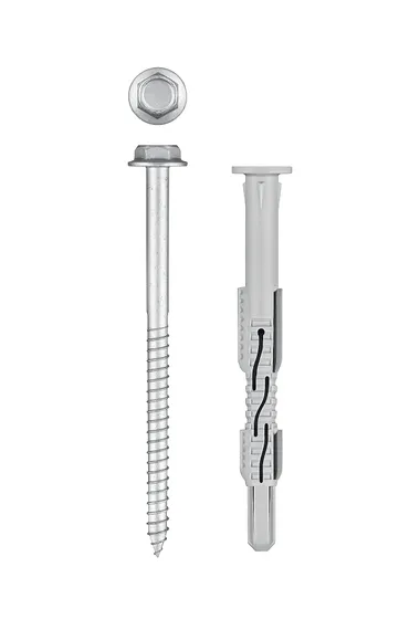 ЗУБР ФД-Ц 10 x 120 мм, фасадный дюбель, нейлон/цинк, 50 шт (301455-120)