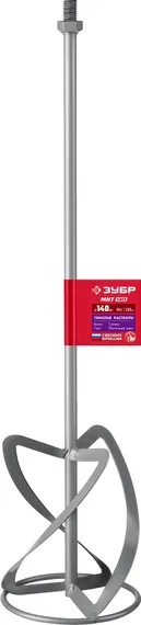 ЗУБР М14, d140 мм, насадка-миксер для тяжелых растворов ″снизу-вверх″ (МНТ-140)