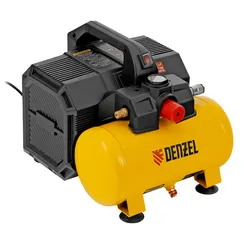 Компрессор  DLS750/6 безмасляный малошумный 750 Вт, 140 л/мин,ресивер 6 л Denzel