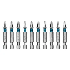 Бита PZ1х50мм, сталь S2, шестигр., 10 шт. Gross