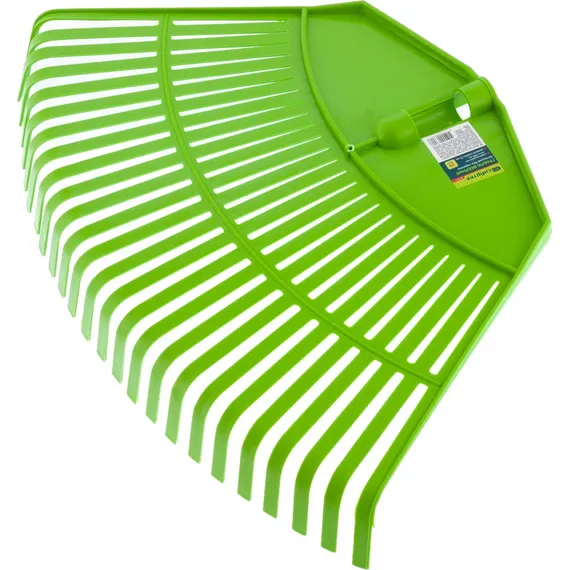 Грабли веерные пластиковые, 580 мм, 26 плоских зубьев, без черенка, Сибртех