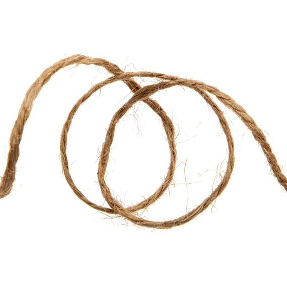 Шнур банковский джутовый 100 м, сменный блок, вес 120 гр +- 10%, Сибртех