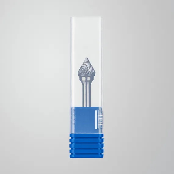 ЗУБР 12х10 мм, тип J (зенкер с вершиной 60°), хв-к 6 мм, твердосплавная борфреза, ПРОФЕССИОНАЛ (28808-12-10)