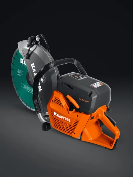 KRAFTOOL 3700 Вт, 400 мм, диск в комплекте, бензорез по бетону (бетонорез) (K770-16 H)
