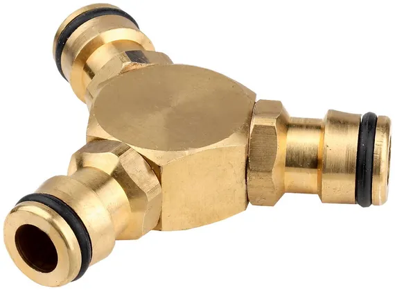 GRINDA соединитель - соединитель - соединитель, из латуни, штуцерный тройник (8-426139)