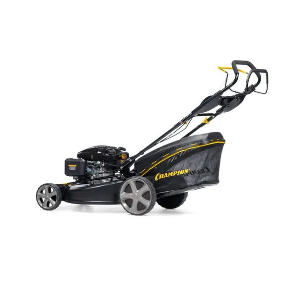 Газонокосилка CHAMPION LM5644 (PRO 4,4кВт привод 555мм 65л 25-75мм 1рычаг/6, 41кг 4в1)