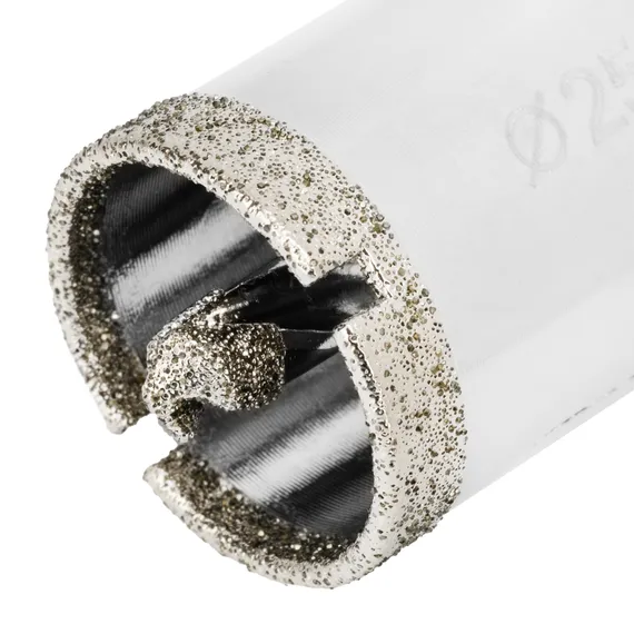 Сверло алмазное по керамограниту, 25 х 67 мм, трехгранный хвостовик Matrix