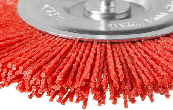 ЗУБР 100 мм, нейлоновая проволока, щетка дисковая для дрели, Профессионал (35161-100)