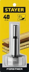 STAYER Forstner, 40 мм, ДСП, cверло Форстнера по дереву (29985-40)
