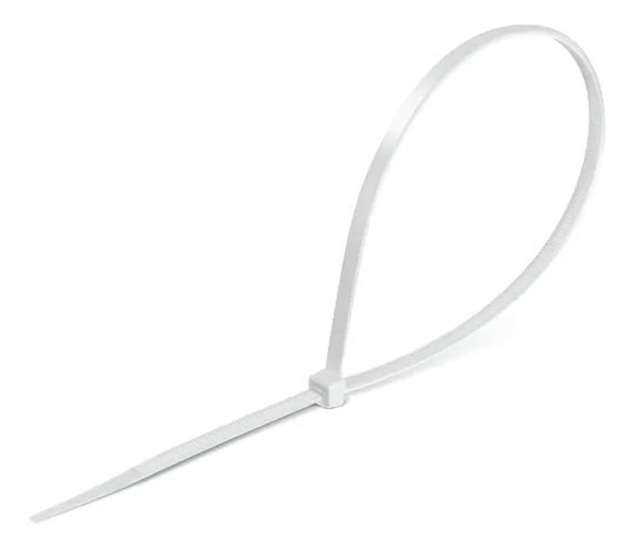 ЗУБР КС-Б1, 1.9 x 150 мм, нейлон РА66, 100 шт, белые, кабельные стяжки, Профессионал (309010-19-150)