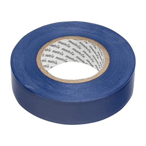 Изолента ПВХ, 19 мм х 20 м, синяя, 150 мкм Matrix