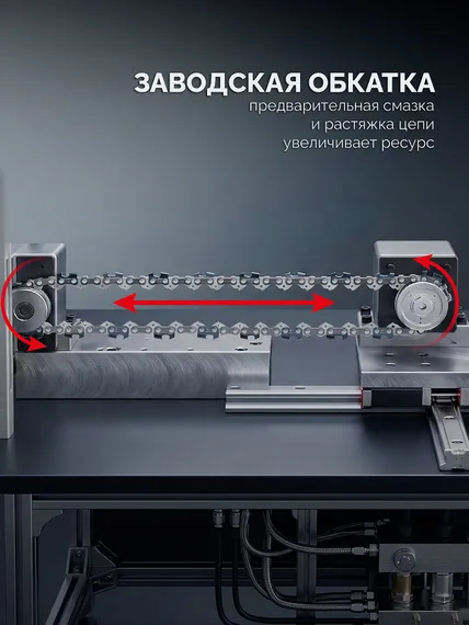ЗУБР тип 20, 15 см, шаг 3/10″, паз 1.1 мм, 34 звеньев, цепь (71320-15)