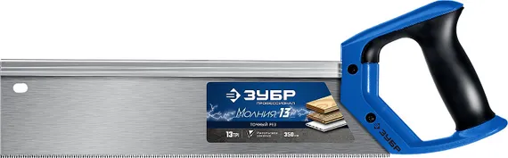 ЗУБР Молния 13, 35 х 11 см, 13TPI, ножовка с обушком, Профессионал (15155-35)