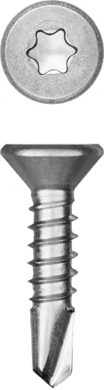 KRAFTOOL DS-C, 13 х 4.2 мм, А2, сверло, потайная головка, ТХ20, 600 шт, саморез нержавеющий (300932-42-013)