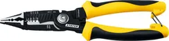 STAYER XM-21, резка d 14мм, зачистка 0.75 – 25 мм2, кримпер 2.5 мм2, плоскогубцы 210 мм, электромонтажные клещи, Professional (23342-21)