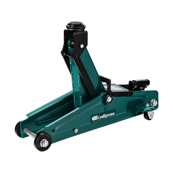Домкрат гидравлический подкатной, 3 т, 135-400 мм Сибртех