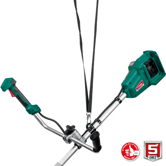 Триммер аккумуляторный садовый, бесщеточный, ЗУБР С1-18, 36 В, 35/25.5 см, без АКБ, (ТАБ-365)