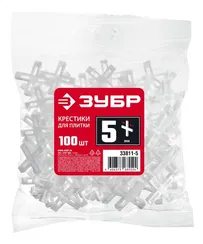 ЗУБР 5 мм, 100 шт, крестики для плитки (33811-5)