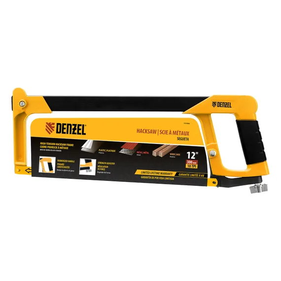 Ножовка по металлу, 12", 300 мм Denzel