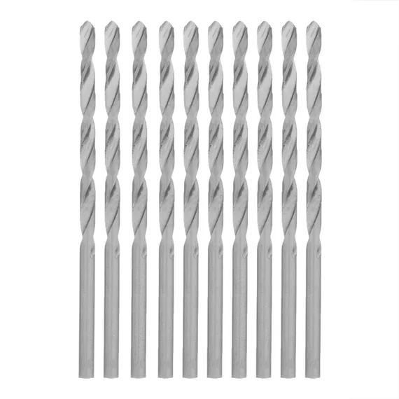 Сверло по металлу, 2.8 мм, полированное, HSS, 10 шт, цилиндрический хвостовик Matrix