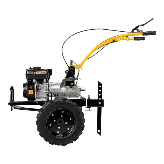 Мотоблок DPT-370X, 7 л.с, дисковое сцепление, ширина 90 см, глубина 35 см, фрез 3 х 4, ВОМ, передачи 3В/1Н Denzel