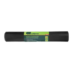 Пакеты для мусора 240 л x 10 шт, пвд, сверхпрочные, длинный ролик,Сибртех
